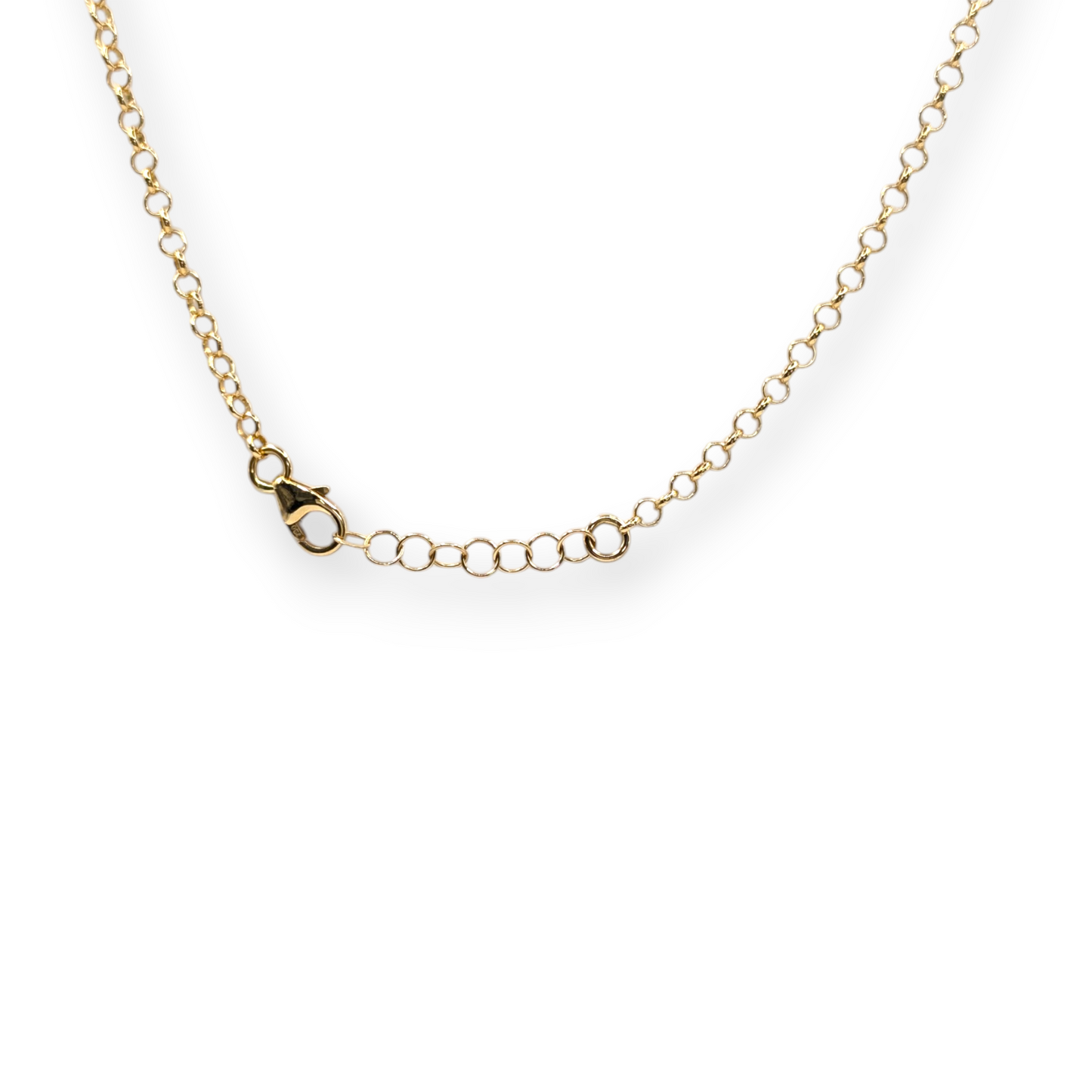Halskette Glieder aus 750er Gold mit Zirkonia-Pavé