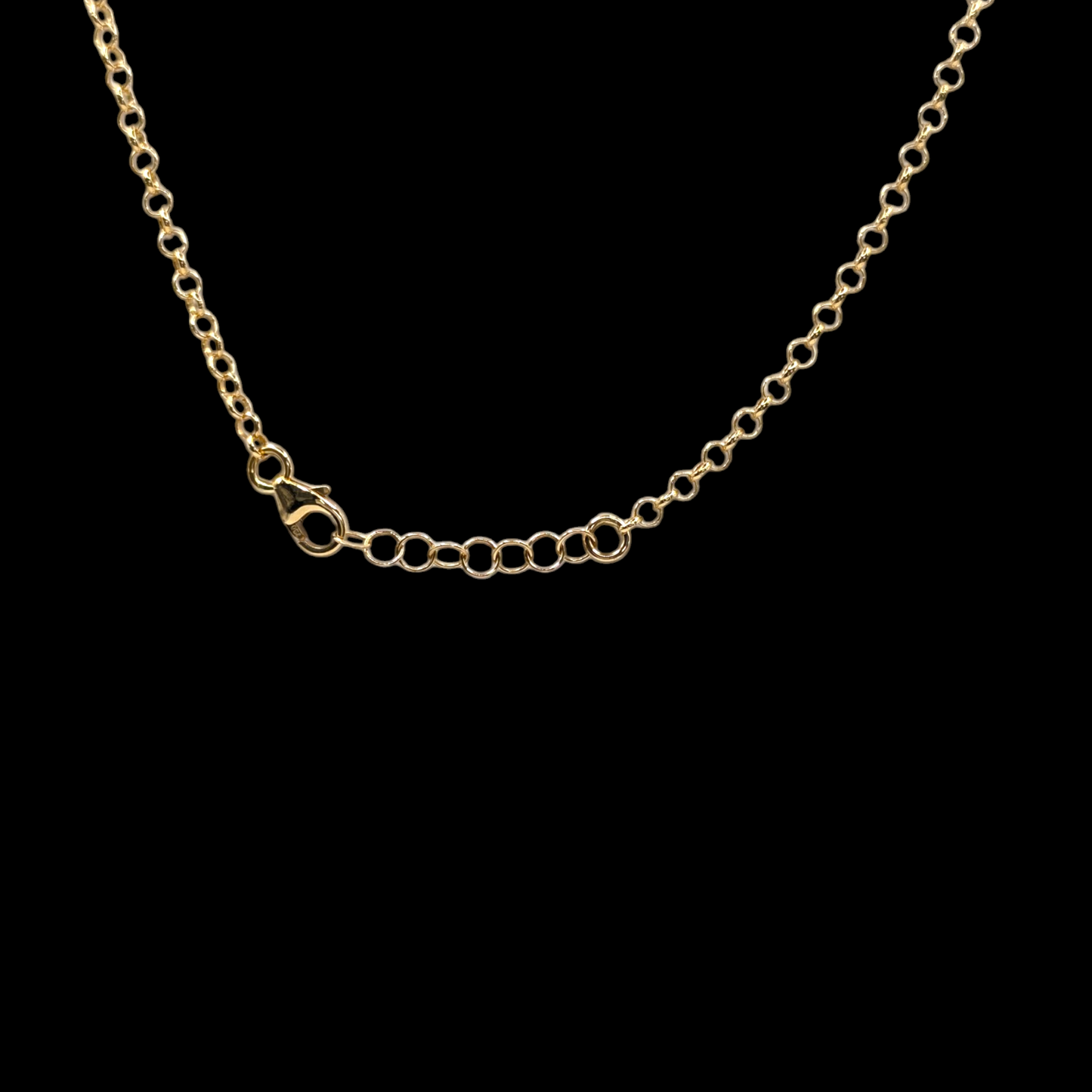 Halskette Glieder aus 750er Gold mit Zirkonia-Pavé