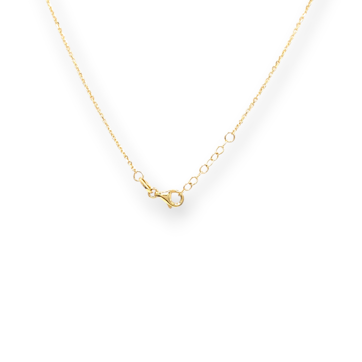 Parure en or 750 avec motifs cœurs émail bicolore